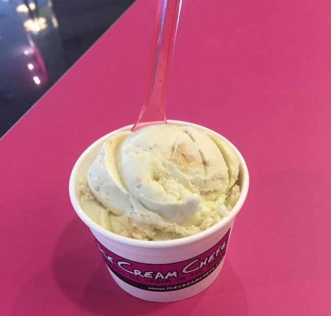 Infusing our local flavour of kaya bread into ice cream!