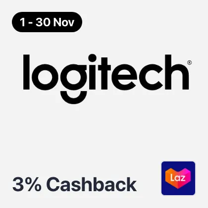 1 Nov - 30 Nov Logitech 3%