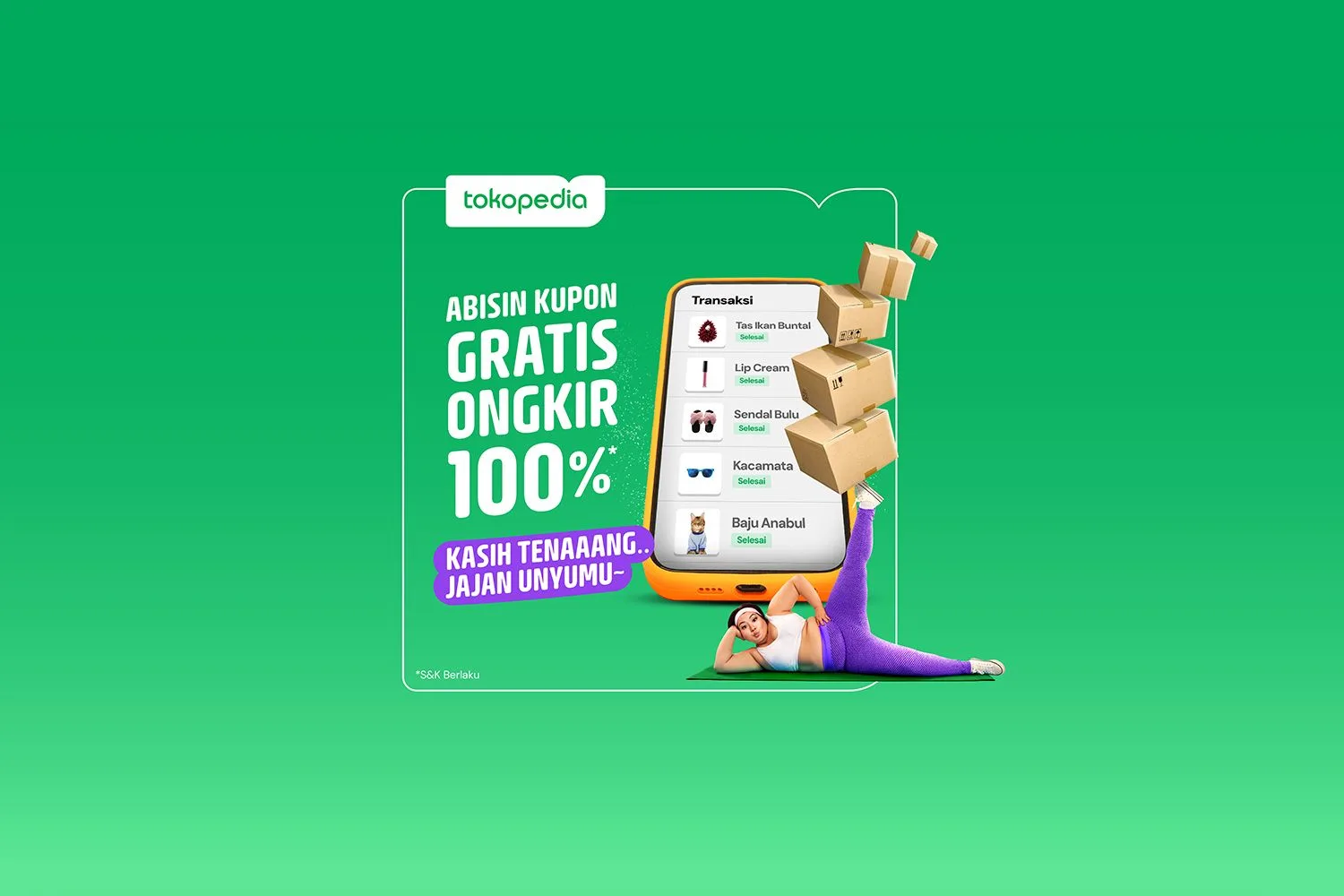 Tokopedia hero banner