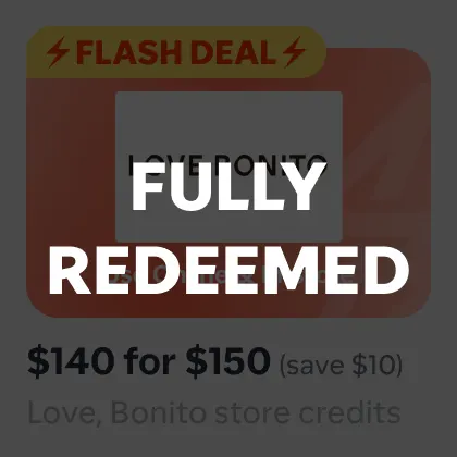 Love, Bonito BOTW - $140 for $150