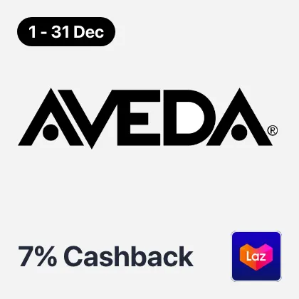 1 Dec - 31 Dec Aveda 7%