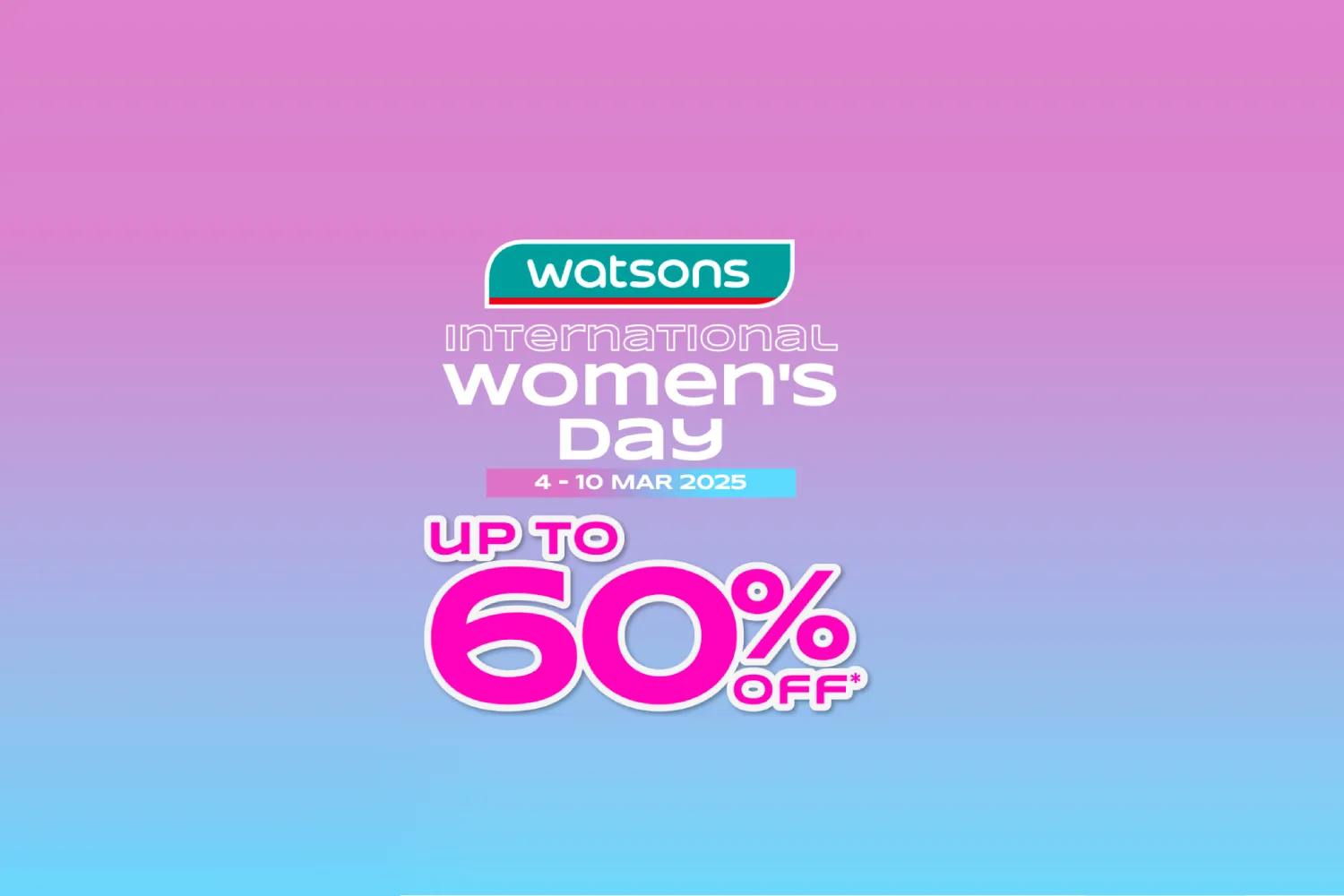 Watsons hero banner