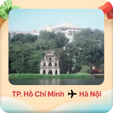 Bay thẳng Tp.HCM - Hà Nội giá từ 2.434.805đ