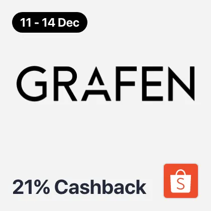 11 Dec - 14 Dec Grafen Korea Official Store 21%