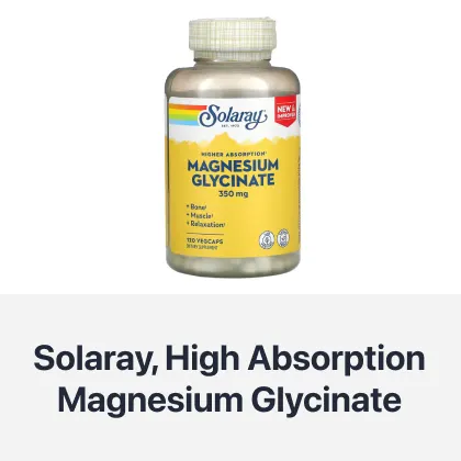 Solaray, High Absorption Magnesium Glycinate