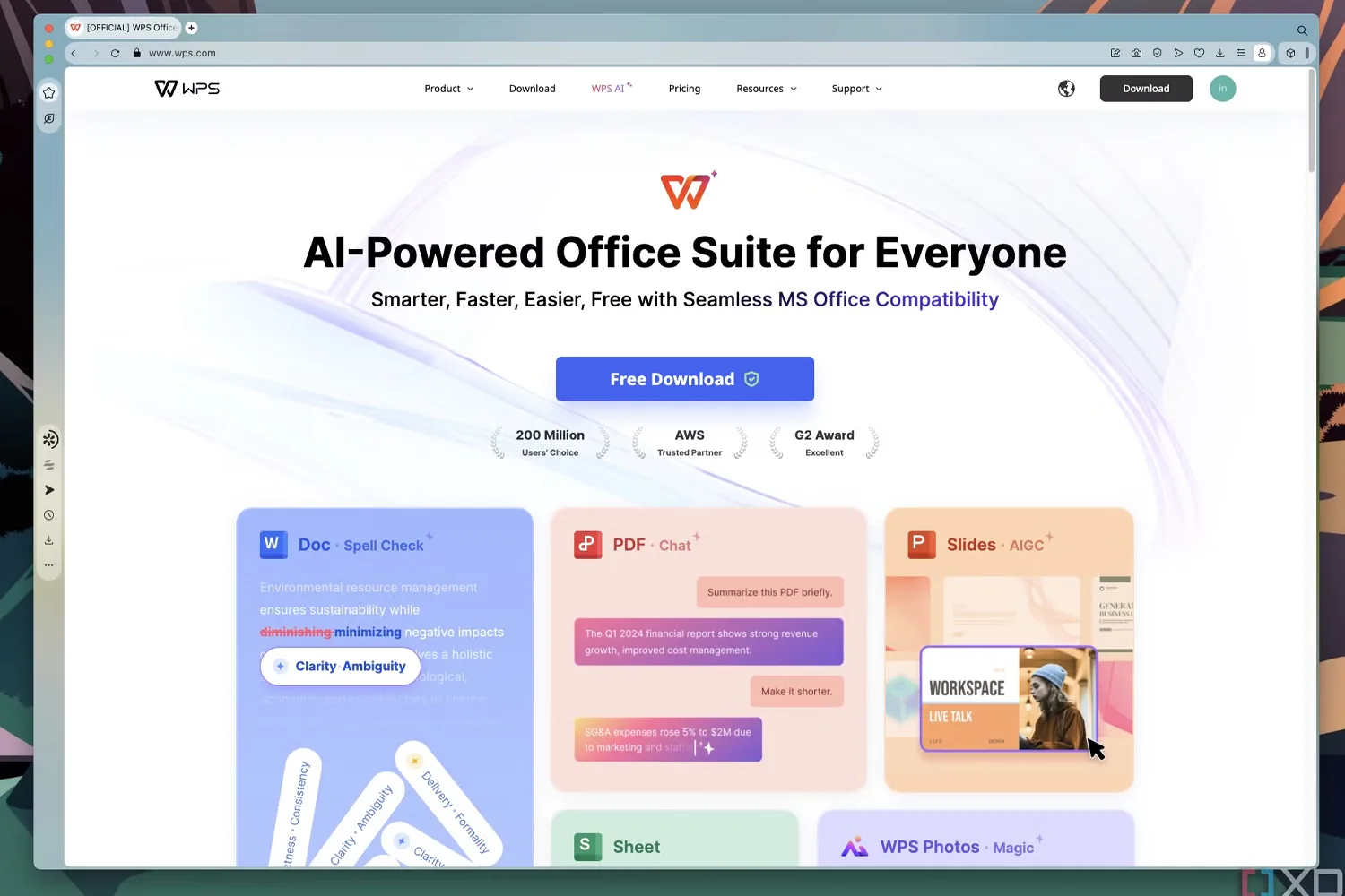 WPS Office hero banner