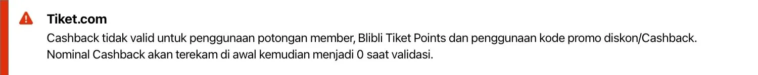 Tiket.com Notice