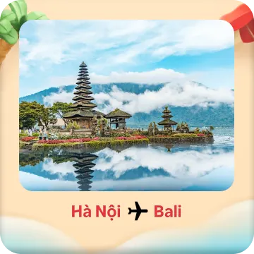  Bay thẳng Hà Nội - Bali giá từ 2.418.304đ