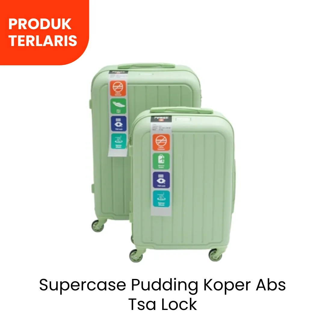 Produk terlaris - Supercase Pudding Koper Abs Tsa Lock