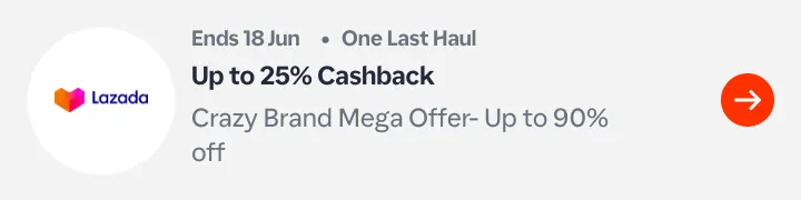 Lazada web homepage hero