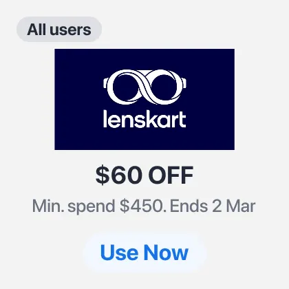 Lenskart $60 OFF (EC)