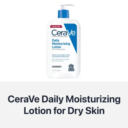 CeraVe Daily Moisturizing Lotion for Dry Skin | Body Lotion & Facial Moisturizer with Hyaluronic Acid and Ceramides | Fragrance Free | 19 Ounce