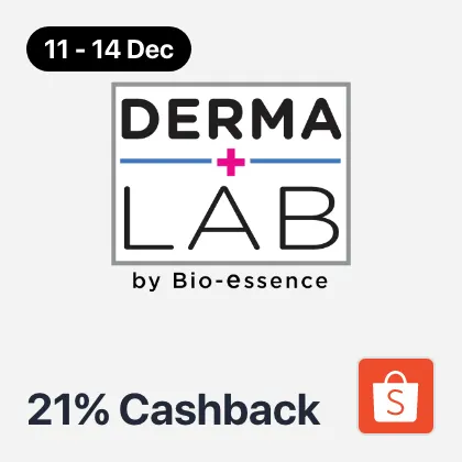 11 Dec - 14 Dec Derma Lab Official Store 21%