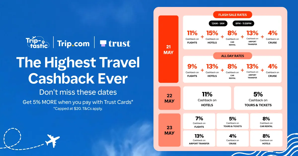 Trip-tastic May Cheatsheet (21- 23 May)
