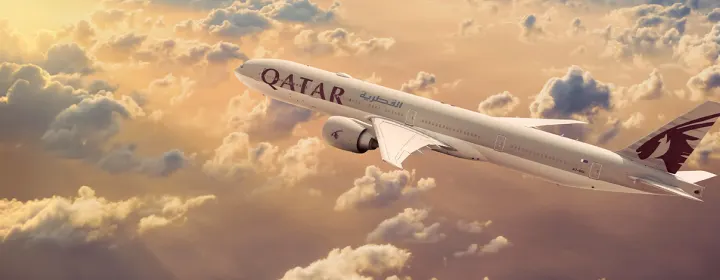 Qatar Airways hero banner