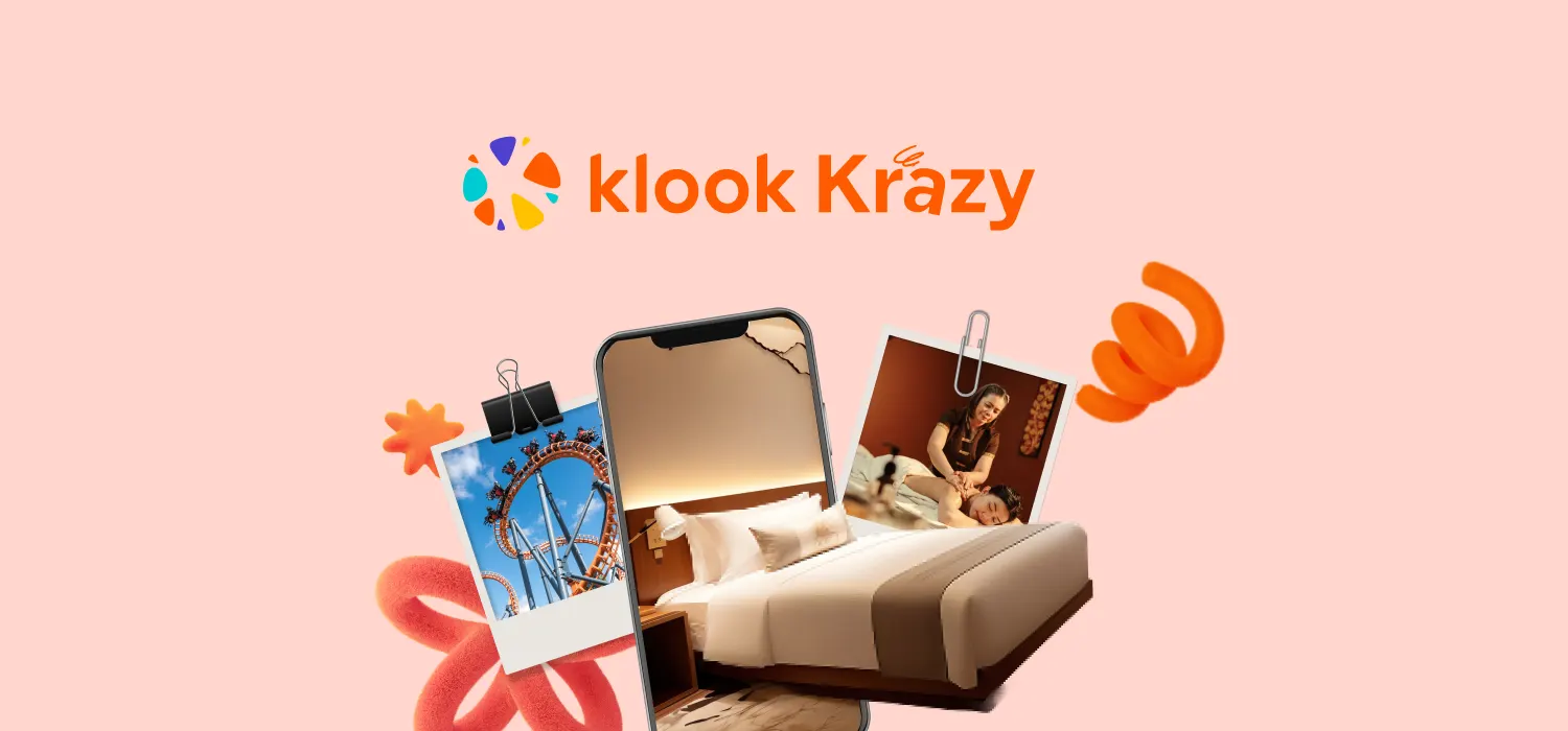 Klook Travel hero banner