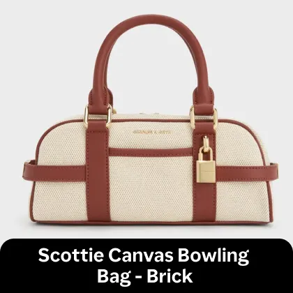Scottie Canvas Bowling Bag in Brick