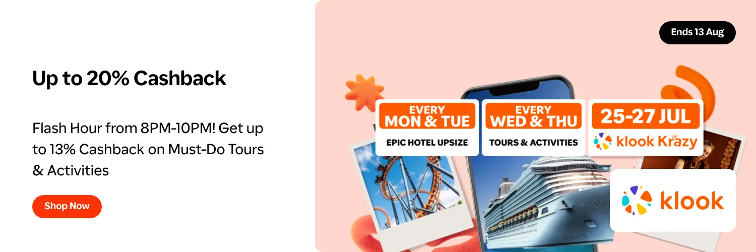 Klook TravelWed 13 Aug anchor gold web