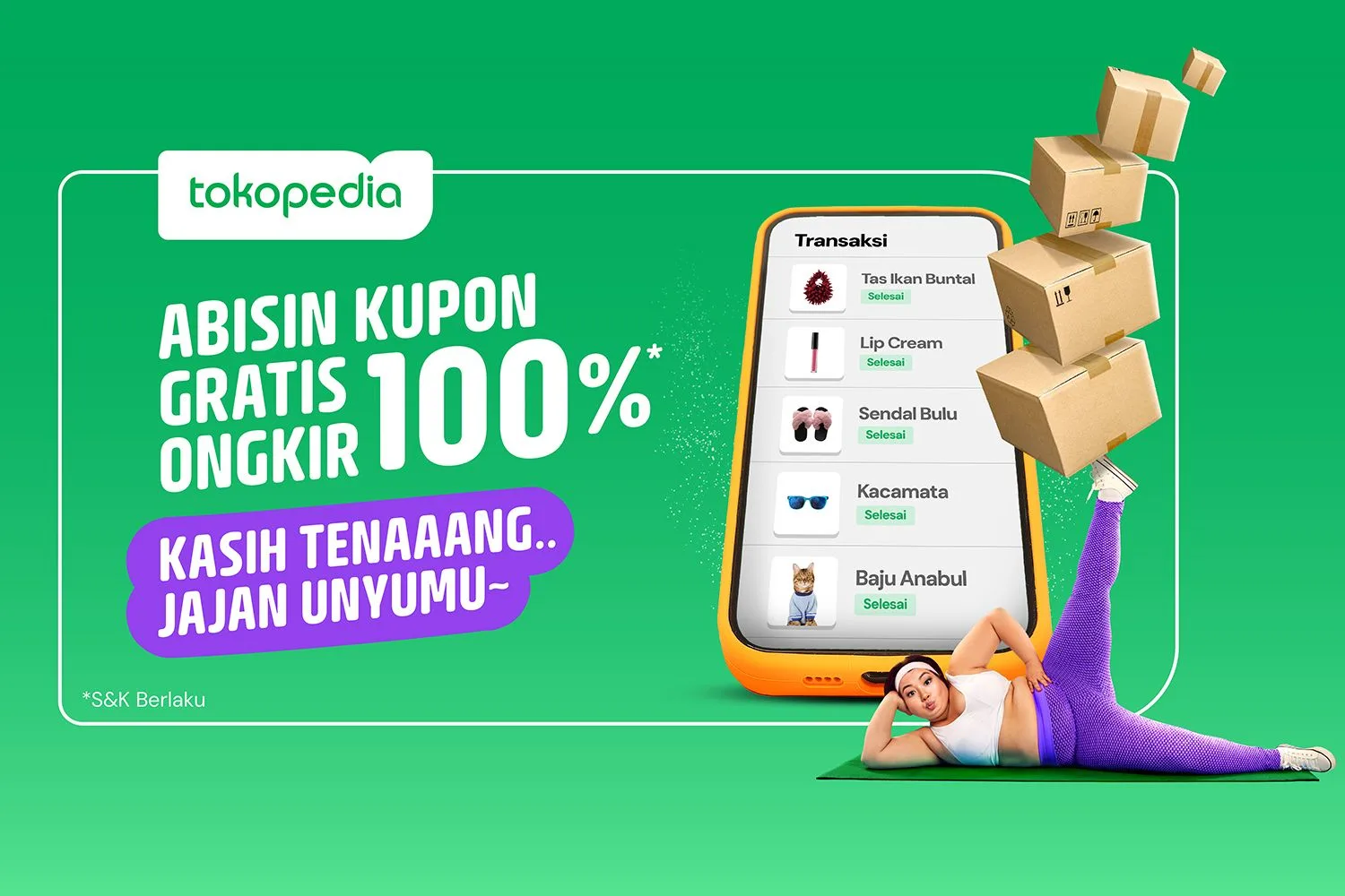 Tokopedia hero banner