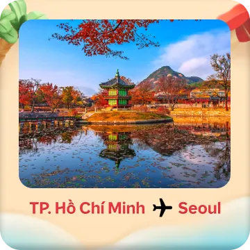 Bay thẳng Tp.HCM - Seoul giá từ 2.434.805đ