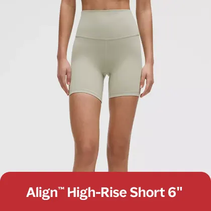 Align™ High-Rise Short 6"