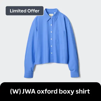 (W) JWA oxford boxy shirt