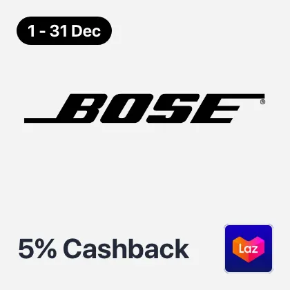 1 Dec - 31 Dec Bose 5%