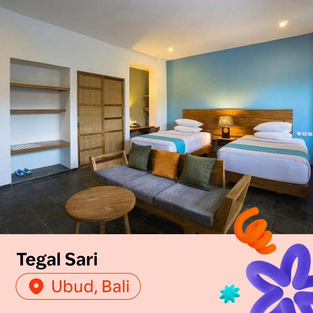 Klook Top Hotel SKUs: Tegal sari Ubud