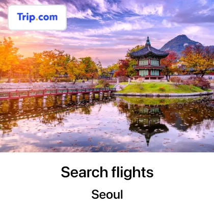 Book flight tickets to Seoul - Evergreen (12 Jul - 20 Aug)