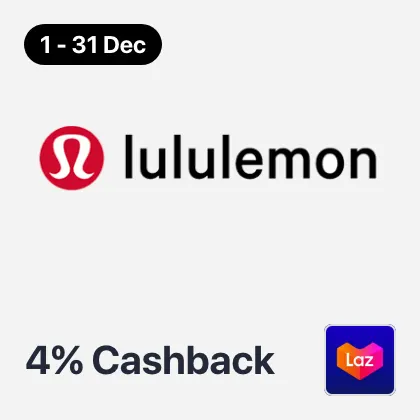 1 Dec - 31 Dec lululemon 4%