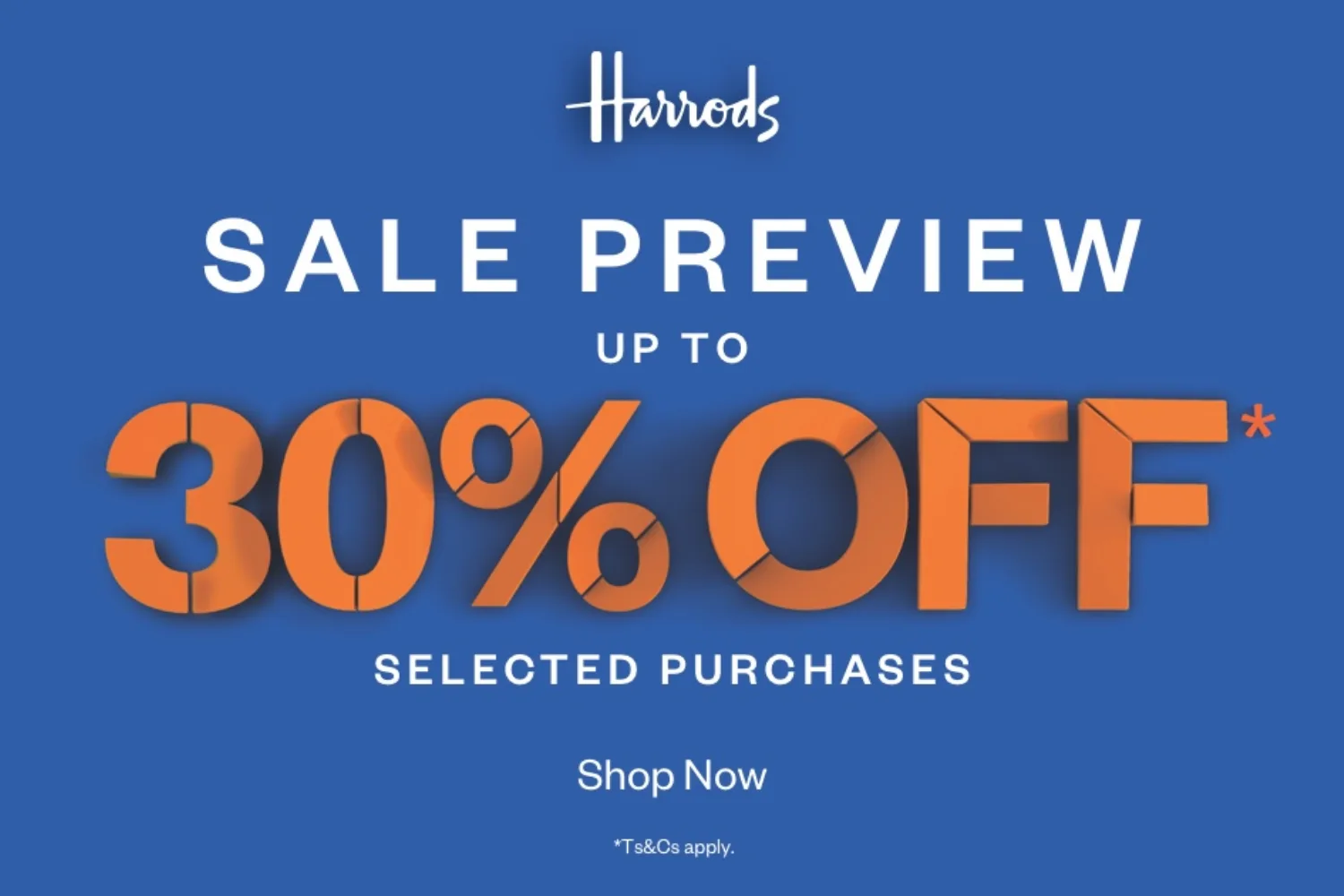 Harrods hero banner