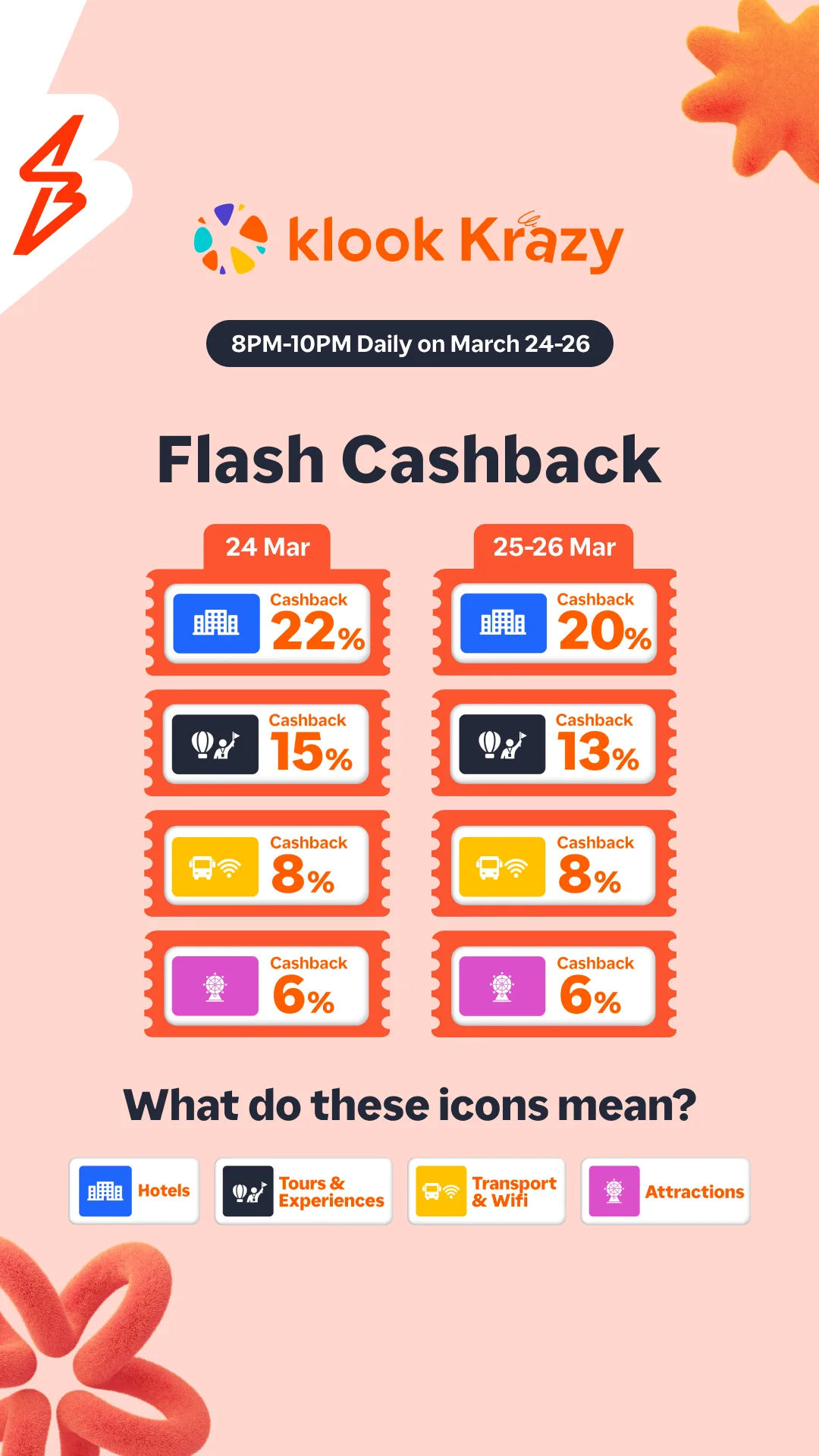 Klook Krazy Cheat Sheet