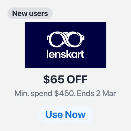 Lenskart $65 OFF (NC)