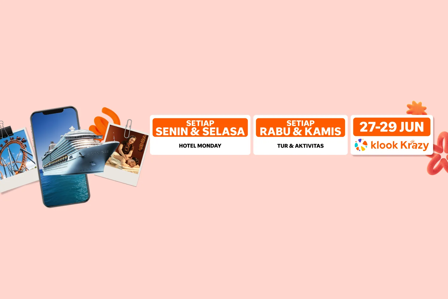 Klook hero banner