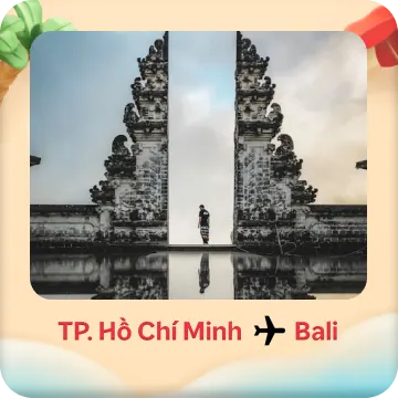 Bay thẳng Tp.HCM - Bali giá từ 8.663.350đ