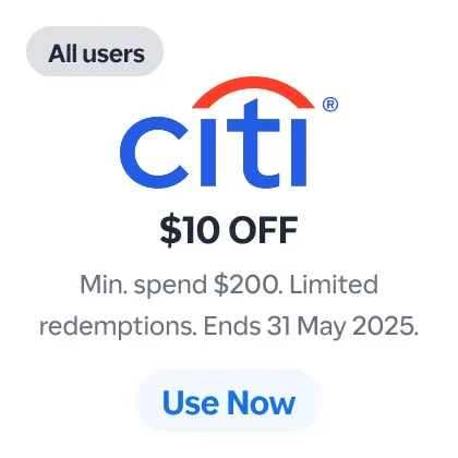 Citi $10 off EC - May