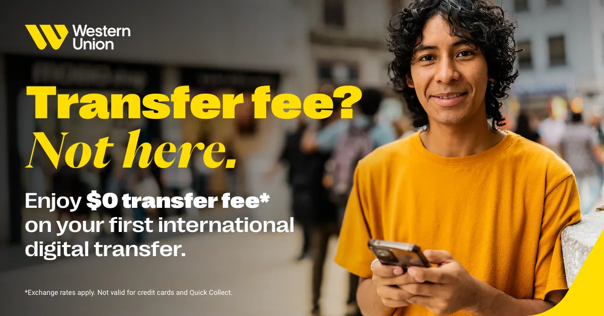 Western Union hero banner
