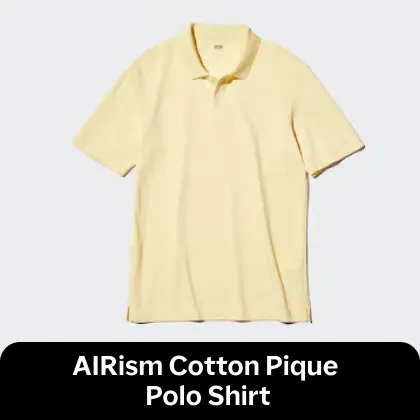 AIRism Cotton Pique Polo