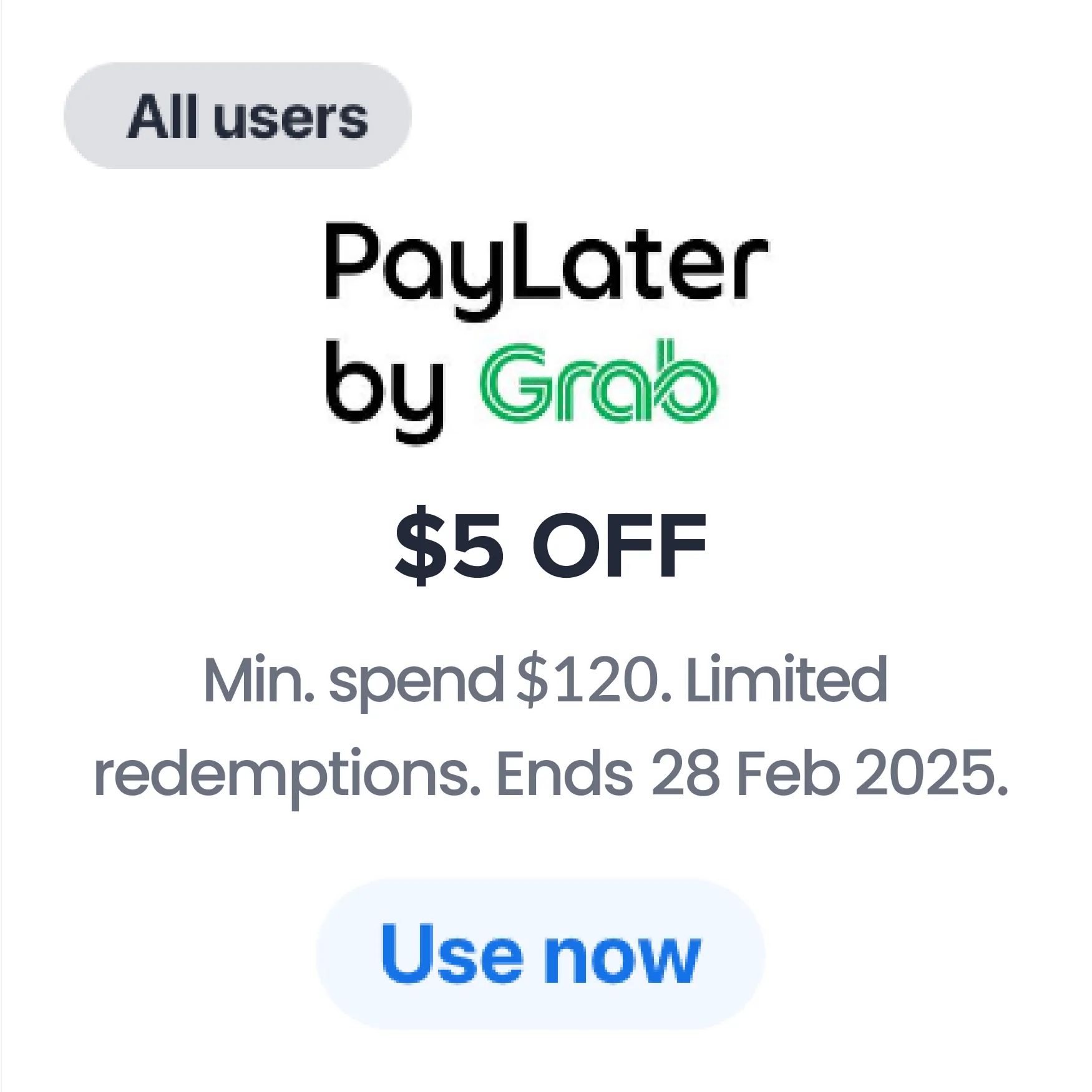 PL by Grab $5 off