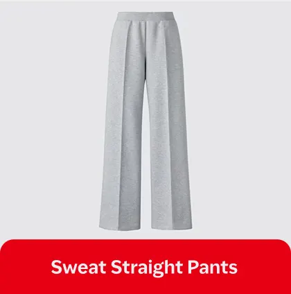Sweat Straight Pants