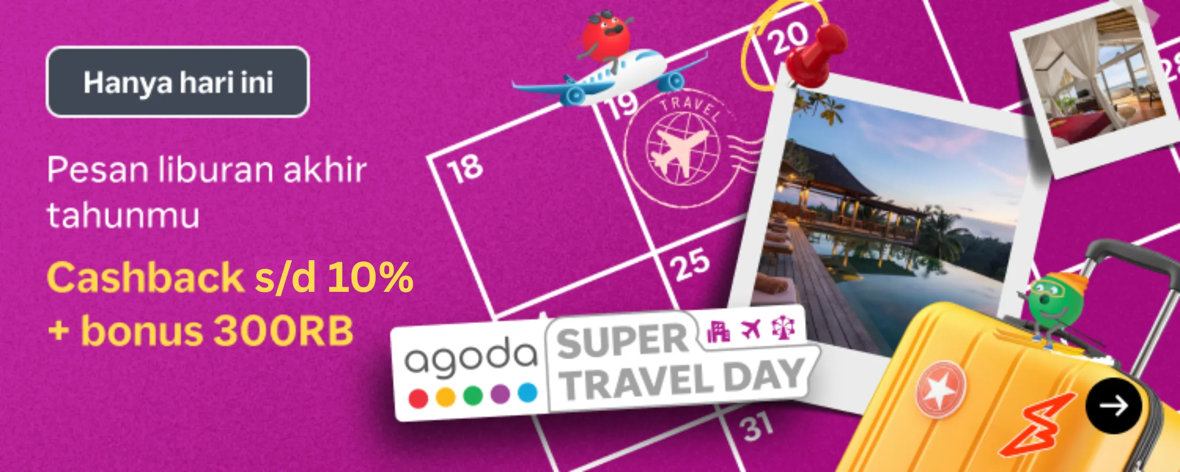 Agoda Day Dday Banner