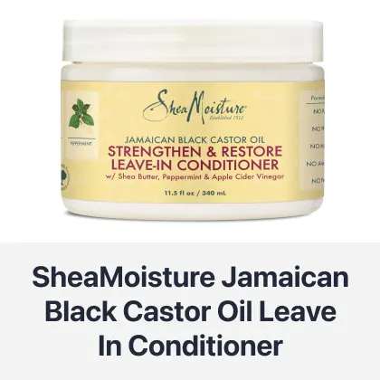 SheaMoisture Jamaican Black Castor Oil Leave In Conditioner For Damaged Hair