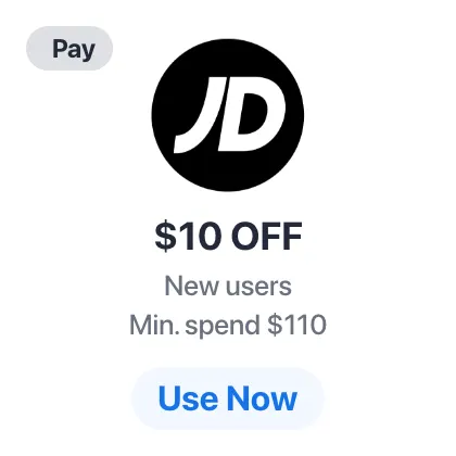 JD Sports Pay $10 off NTG