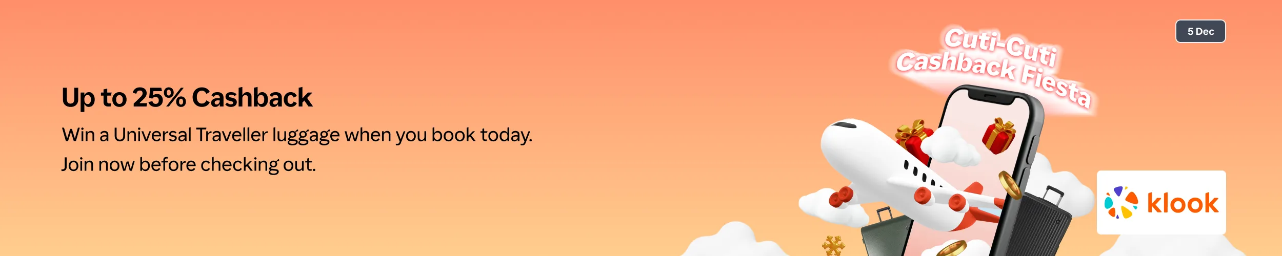 Klook Cuti-Cuti Fiesta 5 Dec