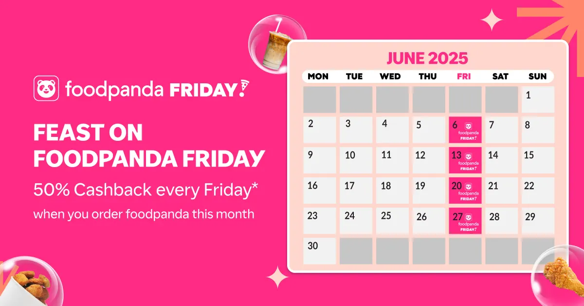foodpanda Friday - June Cheatsheet