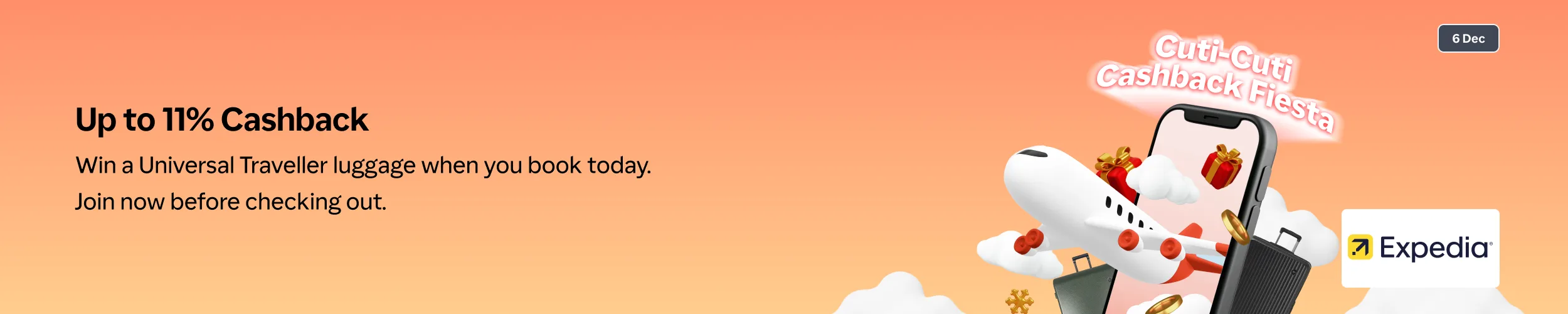 Expedia Cuti-Cuti Fiesta 6 Dec