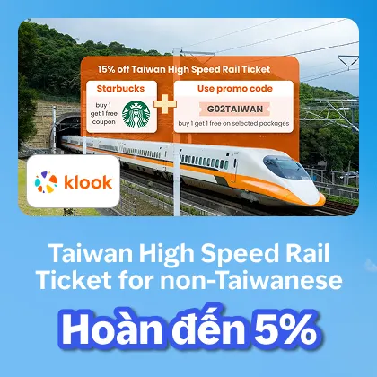 Taiwan high speed rail ticket
