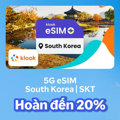 klook esim south korean