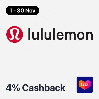 1 Nov - 30 Nov lululemon 4%