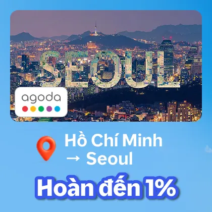 Bay thẳng Tp.HCM - Seoul giá từ 2.434.805đ